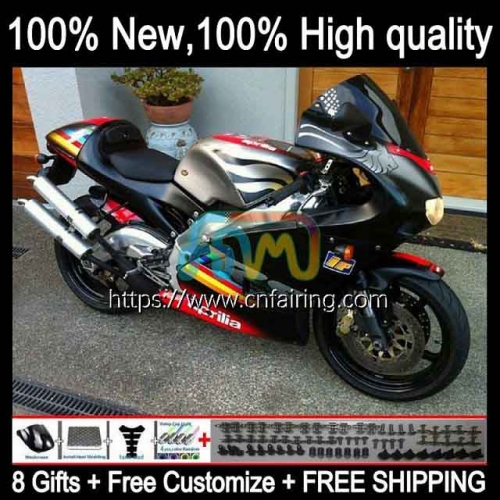 Body For Aprilia RS-125 RS4 RSV 125 RS 125 RR 125RR RS125 99 Gloss silvery 00 01 02 03 04 05 RSV125 1999 2000 2001 2002 2003 2004 2005 Fairing 10HM.12