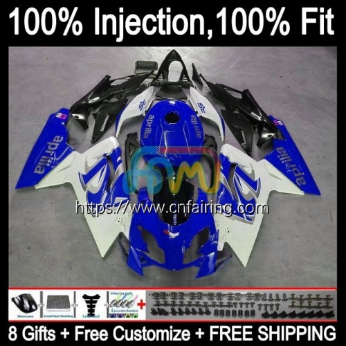 Injection mold For Aprilia Blue white RS4 RS125R RS-125 2006 2007 2008 2009 2010 2011 Body RS 125 RSV125 RS125 06 07 08 09 10 11 OEM Fairing 9HM.38