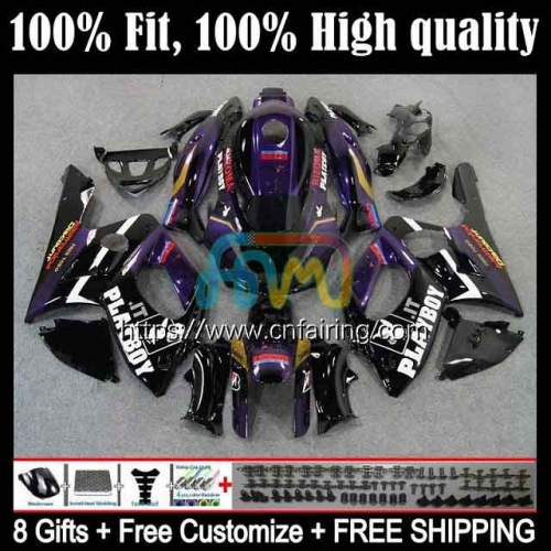 Body+Tank For YAMAHA YZF600R Thundercat YZF-600R YZF 600R 600 R 96 97 98 PLAYBOY Black 99 00 01 YZF600 R 2002 2003 2004 2005 2006 2007 Fairing 15HM.14