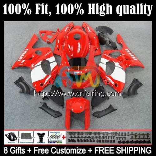 Body+Tank For YAMAHA YZF600R Thundercat YZF 600R 600 R YZF600 R 02 03 04 05 06 07 YZF-600R Red black 1996 1997 1998 1999 2000 2001 Fairing 19HM.22