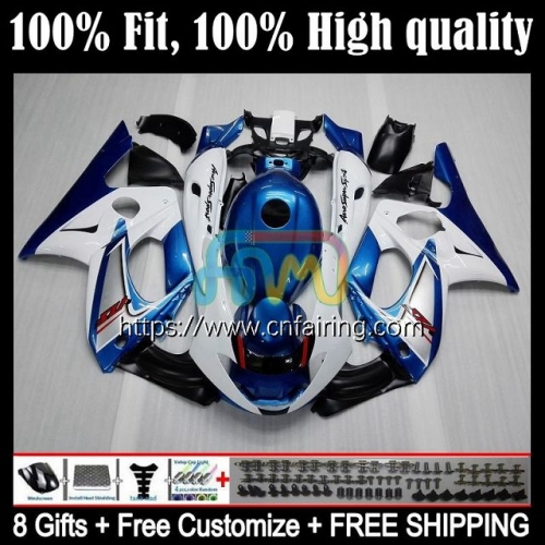 Tank+Body For YAMAHA YZF600R Thundercat 2002 2003 2004 2005 2006 2007 YZF 600R 600 R White blue YZF600 R YZF-600R 96 97 98 99 00 01 Fairing 15HM.93