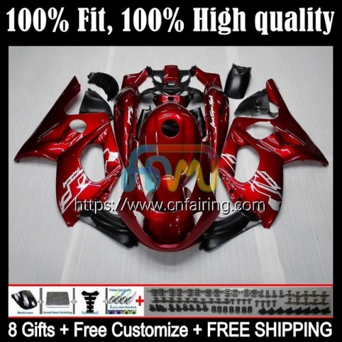 Body+Tank For YAMAHA YZF600R Thundercat YZF-600R YZF 600R 600 R 96 97 98 99 00 01 YZF600 R 2002 2003 2004 2005 2006 2007 Fairing Factory Red 15HM.0