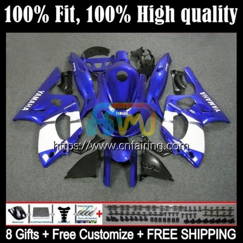 Body+Tank For YAMAHA YZF600R Thundercat YZF 600R 600 R YZF600 R 02 03 04 05 06 07 YZF-600R 1996 1997 1998 1999 2000 2001 Fairing Factory Blue 19HM.35