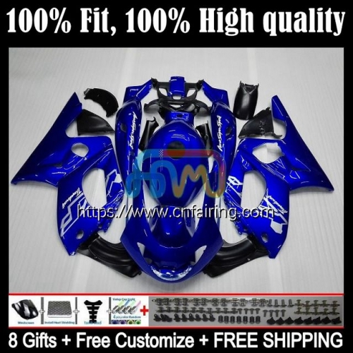 Tank+Body For YAMAHA Thundercat YZF600R 1996 1997 1998 1999 2000 2001 YZF-600R YZF 600R 600 R Metal Blue YZF600 R 02 03 04 05 06 07 Fairing 19HM.109