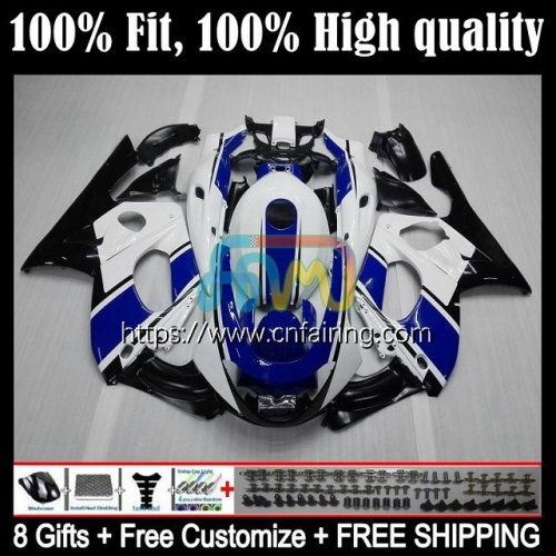 Tank+Body For YAMAHA Thundercat YZF600R 1996 1997 1998 1999 2000 2001 YZF-600R YZF 600R 600 R YZF600 R 02 03 04 05 White blue 06 07 Fairing 19HM.106