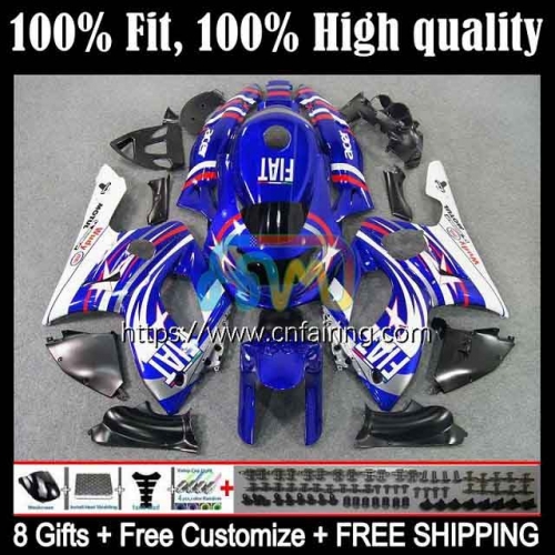 Body+Tank For YAMAHA YZF600R Thundercat YZF-600R YZF 600R 600 R 96 97 98 99 00 01 YZF600 R 2002 Blue FIAT 2003 2004 2005 2006 2007 Fairing 15HM.18