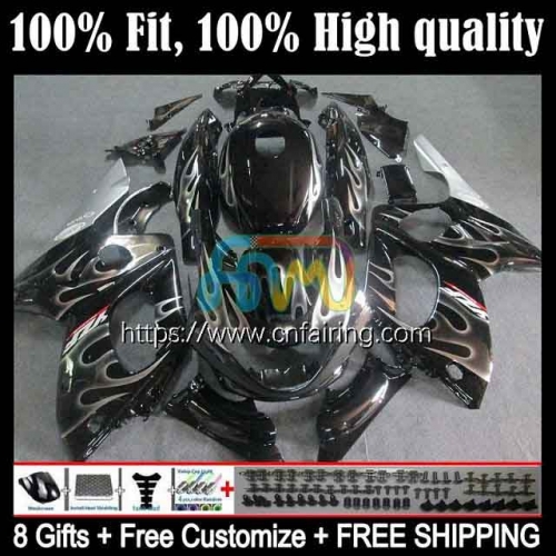 Tank+Body For YAMAHA YZF600R Thundercat 2002 2003 2004 2005 2006 2007 YZF 600R 600 R YZF600 Silver Flames R YZF-600R 96 97  98 99 00 01 Fairing 15HM.5