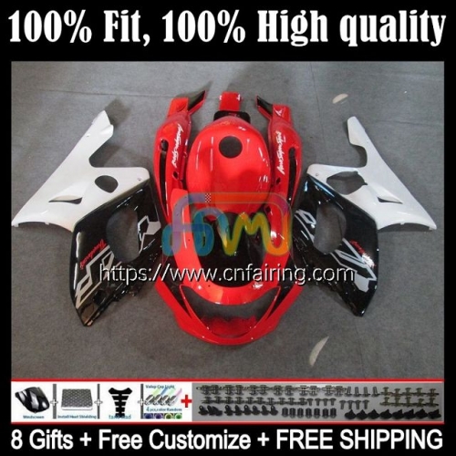 Body+Tank For YAMAHA YZF600R Thundercat YZF 600R 600 R YZF600 R 02 03 04 05 06 07 YZF-600R 1996 1997 1998 1999 2000 2001 Fairing Factory Red 19HM.55