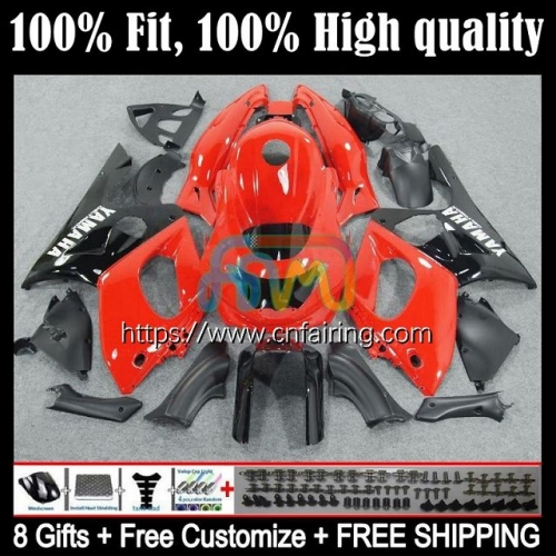 Body+Tank For YAMAHA YZF600R Thundercat YZF-600R YZF 600R 600 R 96 97 98 99 00 01 YZF600 R 2002 2003 2004 2005 2006 Red black 2007 Fairing 15HM.20