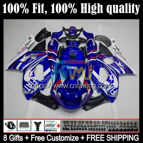 Tank+Body For YAMAHA Thundercat YZF600R 1996 1997 1998 1999 2000 2001 YZF-600R YZF 600R 600 R YZF600 R 02 03 04 05 06 07 Blue FIAT Fairing 19HM.113