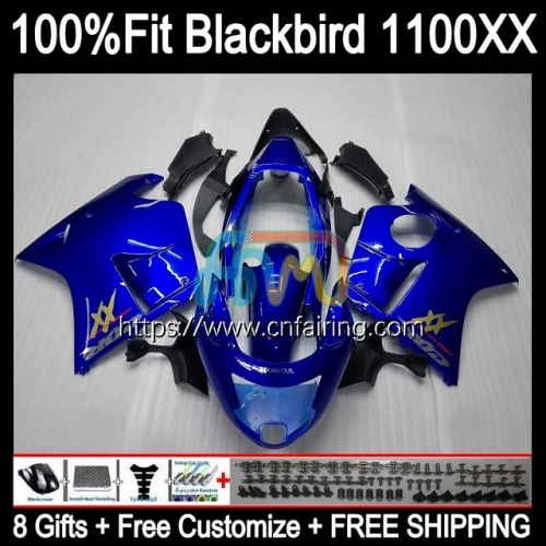 Injection OEM For HONDA Blackbird CBR1100XX CBR1100 XX 96 97 98 99 00 01 CBR 1100XX 1100 XX 2002 2003 2004 2005 2006 2007 Fairing Factory Blue 41HM.43