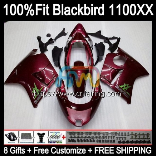 OEM Injection For HONDA CBR1100 XX Blackbird 1996 Wine red 1997 1998 1999 2000 2001 CBR 1100 XX 1100XX CBR1100XX 02 03 04 05 06 07 Fairing 42HM.101