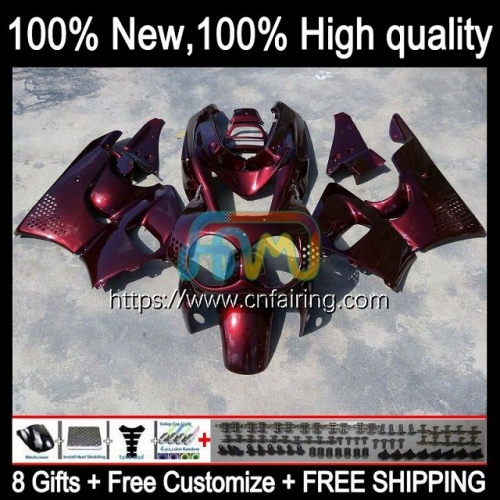 Body Kit For HONDA CBR 893RR 900RR 893 900 CC CBR900RR CBR893RR 89 90 91 92 93 CBR900 CBR893 RR 1989 1990 1991 1992 1993 Fairing Wine red 43HM.28