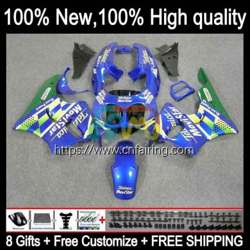 Body Kit For HONDA CBR 893RR 900RR 893 900 CC CBR900RR CBR893RR 89 90 91 92 93 CBR900 Movistar Blue CBR893 RR 1989 1990 1991 1992 1993 Fairing 43HM.17