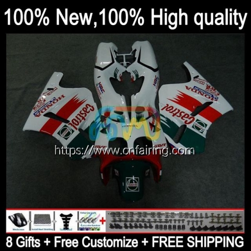 Body Kit For HONDA RVF400R VFR400 R NC24 V4 VFR400R Bodywork RVF VFR 400 RVF400 R White red 87 88 VFR400RR VFR 400R 1987 1988 OEM Fairings 45HM.2