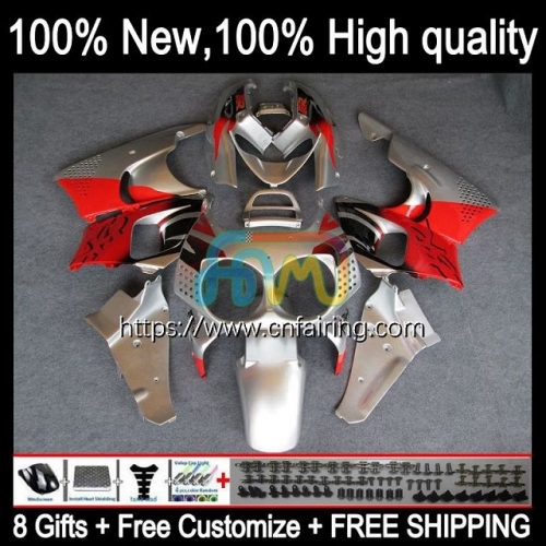 Body Kit For HONDA CBR 893RR 900RR 893 900 CC RR CBR900 CBR893 RR 94 95 96 97 CBR900RR CBR893RR 1994 1995 1996 1997 OEM Red Silvery Fairings 44HM.21