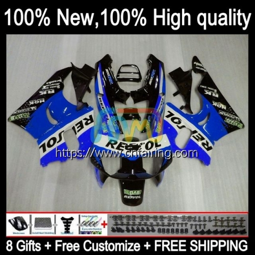 OEM Body For HONDA CBR 900 893 RR CC 900RR 893RR 1994 1995 1996 Repsol Blue 1997 CBR900 CBR893 RR CBR900RR CBR893RR 94 95 96 97 Fairing Kit 44HM.79