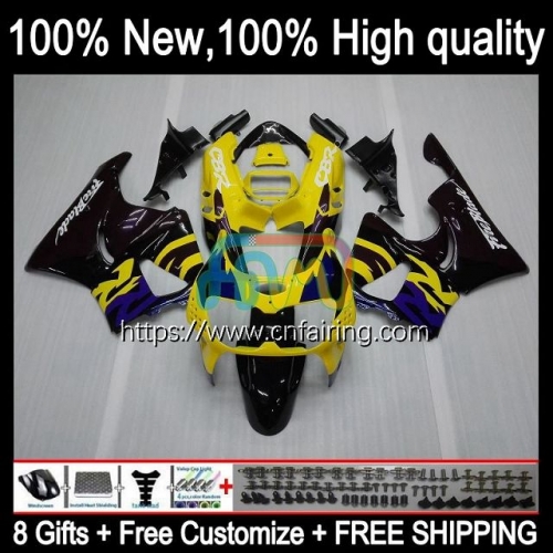 OEM Body For HONDA CBR 900 893 RR CC 900RR 893RR Yellow blk 1994 1995 1996 1997 CBR900 CBR893 RR CBR900RR CBR893RR 94 95 96 97 Fairing Kit 44HM.40