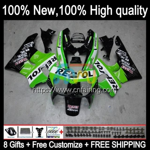 Body For HONDA CBR900 CBR893 RR CBR900RR CBR893RR 1989 1990 Green Repsol 1991 1992 1993 CBR 893RR 900RR 893 900 CC 89 90 91 92 93 Fairing Kit 43HM.43