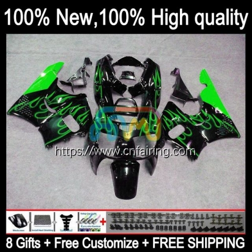 Body For HONDA CBR900 CBR893 RR CBR900RR CBR893RR 1989 1990 1991 1992 1993 CBR 893RR 900RR 893 900 CC 89 90 Green flames 91 92 93 Fairing Kit 43HM.69