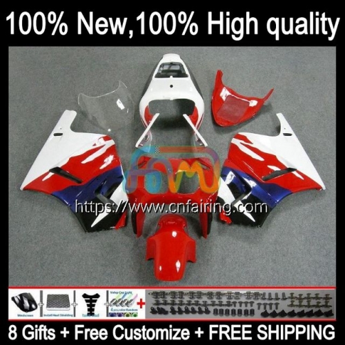 Body Kit For HONDA RVF400R VFR400 R NC24 V4 White red VFR400R Bodywork RVF VFR 400 RVF400 R 87 88 VFR400RR VFR 400R 1987 1988 OEM Fairings 45HM.6