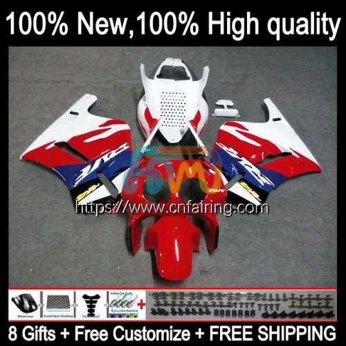 Body For HONDA VFR400R VFR400 R NC35 V4 RVF VFR 400 RVF400 R 94 RED WHITE 95 96 97 98 VFR 400R RVF400R 1994 1995 1996 1997 1998 Fairing Kit  47HM.12