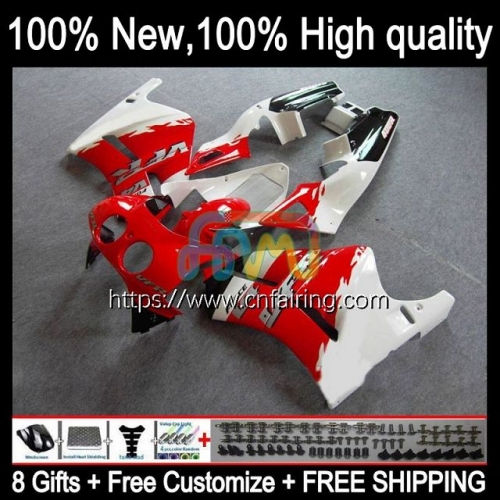 Body Kit For HONDA RVF400R VFR400 R NC24 V4 VFR400R Bodywork RVF VFR Red white 400 RVF400 R 87 88 VFR400RR VFR 400R 1987 1988 OEM Fairings 45HM.29