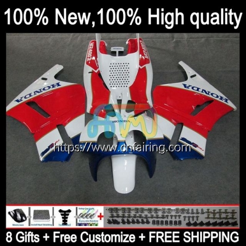 Body For HONDA VFR400R VFR400 R BLUE RED HOT NC35 V4 RVF VFR 400 RVF400 R 94 95 96 97 98 VFR 400R RVF400R 1994 1995 1996 1997 1998 Fairing Kit 47HM.9