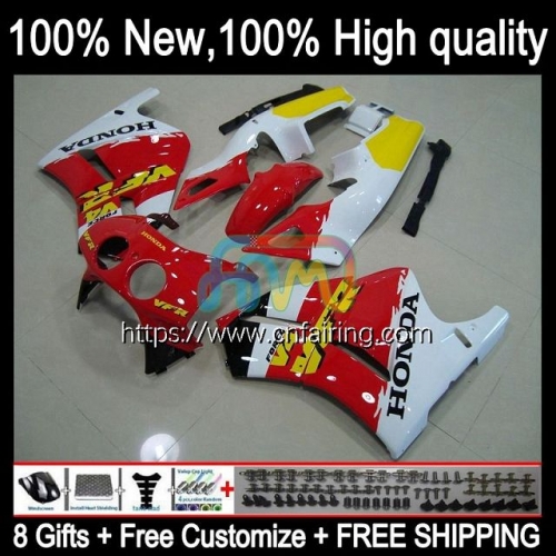 Body For HONDA RVF400R VFR400 R VFR400R NC35 V4 1994 1995 1996 1997 1998 RVF VFR Red yellow 400 RVF400 R RR VFR 400R 94 95 96 97 98 Fairing 47HM.35