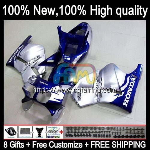 Body For HONDA VFR400R VFR400 R NC35 V4 RVF VFR Silvery Blue 400 RVF400 R 94 95 96 97 98 VFR 400R RVF400R 1994 1995 1996 1997 1998 Fairing Kit 47HM.4