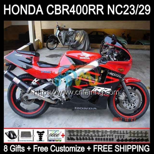 Body Kit For HONDA CBR400 RR NC23 CBR 400 RR NC29 Factory Red CBR400RR 88 89 90 91 92 93 CBR 400RR 1988 1989 1990 1991 1992 1993 OEM Fairing 48HM.22