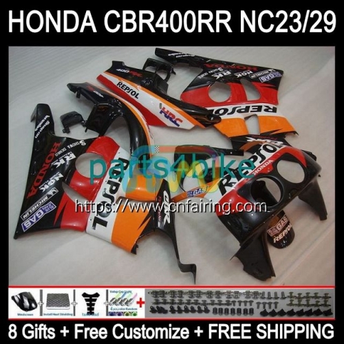 Body Kit For HONDA CBR 400 RR NC29 CBR400RR 1994 1995 Hot Repsol 1996 1997 1998 1999 CBR 400RR CBR400 RR NC23 94 95 96 97 98 99 OEM Fairing 49HM.66