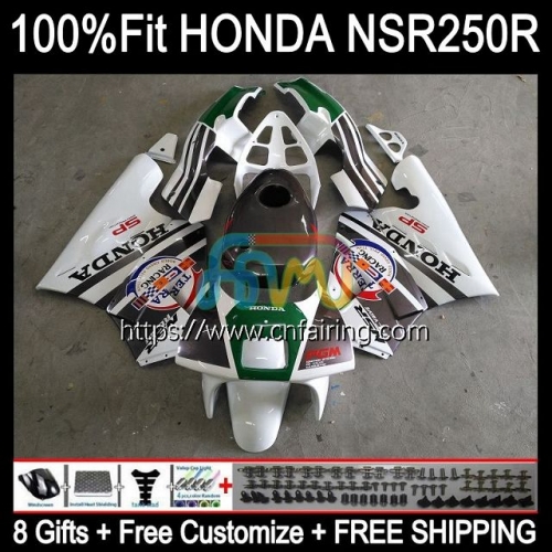 Injection Mold Bodys For HONDA NS250 Green black NSR250 R RR NSR 250 R MC18 PGM2 1988 1989 NSR250RR NSR 250R NSR250R MC16 88 89 OEM Fairing 52HM.46