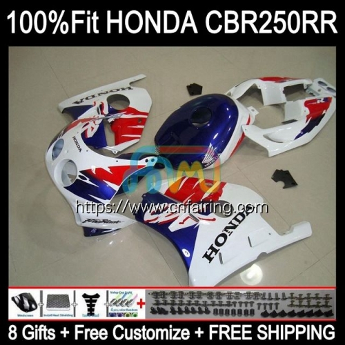 OEM Injection Mold For HONDA CBR250CC CBR250RR CBR 250RR 250R 250CC 1988 1989 Bodys CBR250 RR CBR 250 RR CC MC19 Red blue hot 88 89 Fairings 50HM.79