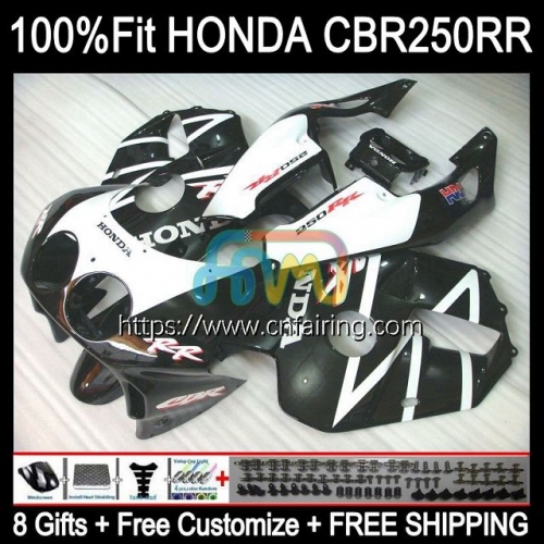 Injection OEM For HONDA CBR250RR CBR White black 250RR 250CC 1990 1991 1992 1993 1994 CBR 250 R RR CC CBR250 RR MC22 95 96 97 98 99 Fairings 51HM.105