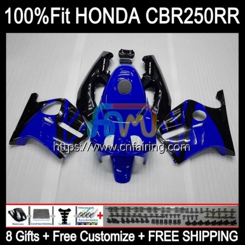 Injection Mold Body For HONDA CBR 250RR 250R 250CC CBR250CC CBR250RR 88 89 CBR 250 RR CC MC19 CBR250 RR 1988 1989 OEM Fairing Kit Glossy Blue 50HM.31