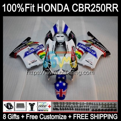 Injection OEM For HONDA CBR 250RR EUROBET 250CC CBR250RR 90 91 92 93 94 CBR 250 RR CC MC22 CBR250 RR 1995 1996 1997 1998 1999 Fairing Kit 51HM.33