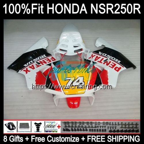 OEM Injection For HONDA NSR250RR NSR 250R Red white 250 R MC21 PGM3 1990 1991 1992 1993 Body NS250 NSR250 R RR NSR250R 90 91 92 93 Fairing 53HM.73