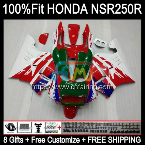 Injection OEM For HONDA Green red NSR250 NSR 250R 250 R RR MC28 PGM4 NS250 94 95 96 97 98 99 NSR250R 1994 1995 1996 1997 1998 1999 Fairing 54HM.37