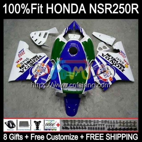 Injection Body For HONDA NSR 250R 250 R MC21 PGM3 NS250 NSR250R NSR250 R RR 90 91 92 93 Green blue NSR250RR 1990 1991 1992 1993 OEM Fairing 53HM.38