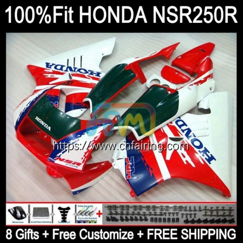 OEM Injection For HONDA NSR250RR NSR 250R 250 Green red R MC21 PGM3 1990 1991 1992 1993 Body NS250 NSR250 R RR NSR250R 90 91 92 93 Fairing 53HM.69