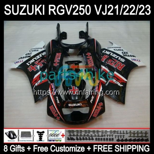 OEM Body For SUZUKI RGV250 SAPC VJ23 RGVT RGV 250 Red black CC 250CC 97 98 Bodywork RGV-250 Panel RGVT-250 RGVT250 1997 1998 Fairings Kit 57HM.38