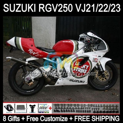 OEM Body For SUZUKI RGV250 SAPC VJ23 RGVT Lucky Red RGV 250 CC 250CC 97 98 Bodywork RGV-250 Panel RGVT-250 RGVT250 1997 1998 Fairings Kit 57HM.7