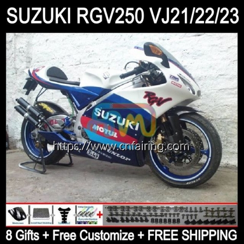 Kit For SUZUKI RGV 250 CC 250CC RGV250 VJ22 1990 1991 Factory Blue 1992 1993 1994 1995 1996 RGVT250 SAPC RGV-250 90 91 92 93 94 95 96 Fairing 56HM.117