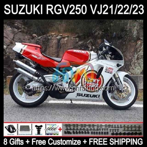 Kit For SUZUKI RGV 250 CC 250CC RGV250 VJ22 1990 1991 1992 1993 1994 1995 1996 LUCKY RED RGVT250 SAPC RGV-250 90 91 92 93 94 95 96 Fairing 56HM.139