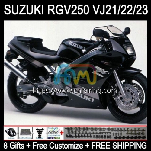 Kit For SUZUKI RGV 250 CC 250CC RGV250 VJ22 1990 1991 1992 1993 1994 1995 1996 RGVT250 SAPC RGV-250 90 91 92 93 94 95 Matte black 96 Fairing 56HM.94