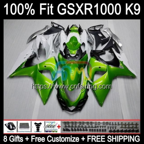 Injection OEM For SUZUKI GSX R1000 GSXR1000 GSXR-1000 GSXR 1000 CC 1000CC Metallic Green 09 10 11 12 GSX-R1000 K9 2013 2014 2015 2016 Fairings 60HM.80