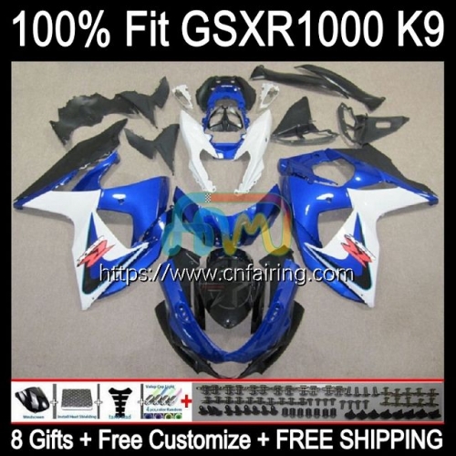 Injection OEM For SUZUKI GSX R1000 GSXR1000 GSXR-1000 GSXR 1000 CC 1000CC 09 10 11 12 GSX-R1000 K9 2013 2014 2015 2016 Fairings Factory Blue 60HM.32