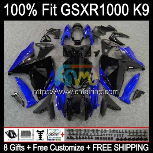 Injection OEM For SUZUKI GSX R1000 GSXR1000 GSXR-1000 GSXR 1000 CC 1000CC 09 10 11 12 GSX-R1000 K9 2013 2014 2015 2016 Blue black Fairings 60HM.23