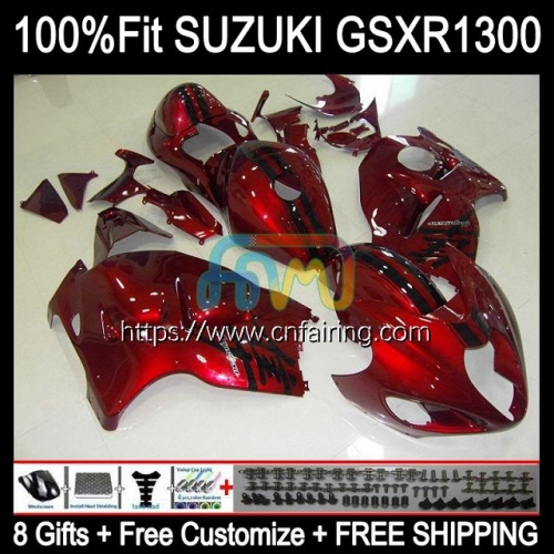 OEM Injection For SUZUKI GSXR1300 Hayabusa GSXR 1300 GSXR-1300 1996 1997 1998 1999 2000 2001 GSX R1300 02 03 04 05 06 07 Fairing Factory Red 64HM.0